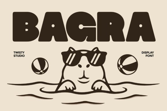 Bagra Bold Display Font for Handmade Shop Branding