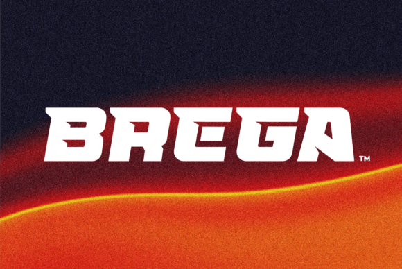 Brega: The Bold Sport Display Font for High-Impact Branding