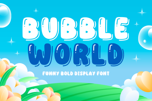 Bubble World: The Playful Display Font for Joyful Digital Brands