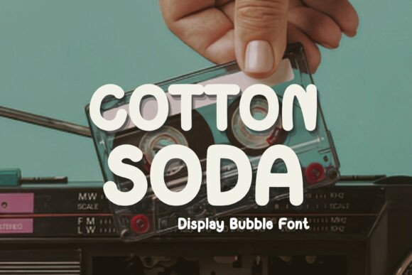 Cotton Soda: A Retro Display Typeface for Playful Editorial Design