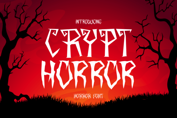 Crypt Horror: A Sharp Display Font for Digital Horror Brands