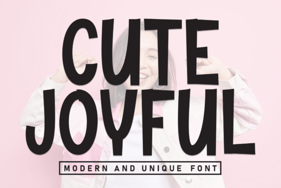 Cute Joyful: The Kinetic Display Typeface for High-Impact Campaigns