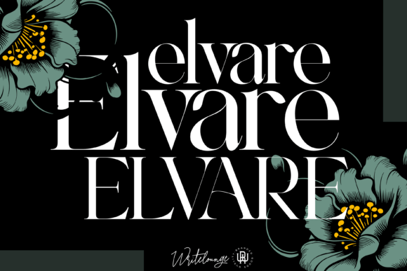 Elvare: A Luxury Serif Typeface for Modern Branding