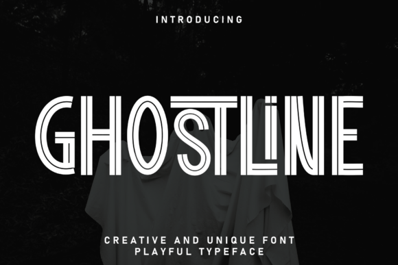 Ghostline: A Playful Display Font for Handmade Creators