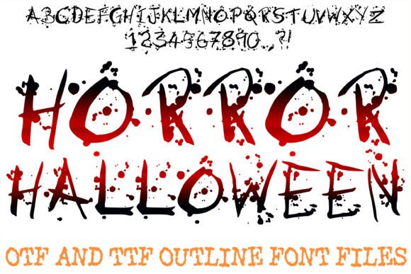 Horror Halloween: The Premium Display Font for Spooky Campaigns