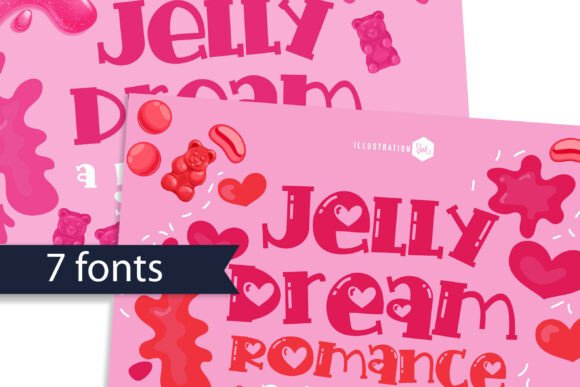 Jelly Dream Font for Sweet Craft Projects