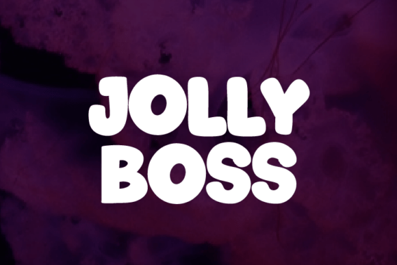 Jolly Boss: The Modern Display Font for Handmade Creators