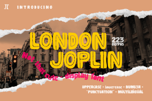 London Joplin: The Retro Display Font for Handmade Brands