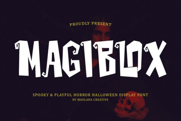 Magiblox: The Perfect Display Font for Spooky Editorial Design