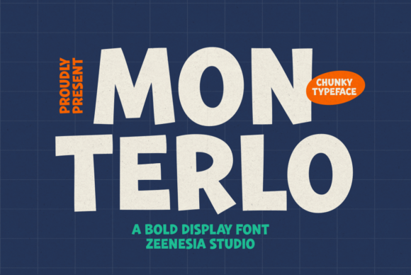 Monterlo: The Bold Display Typeface for High-Impact Branding