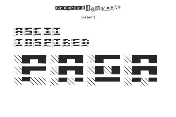 Paga: The Bold ASCII-Inspired Display Font for Crafters
