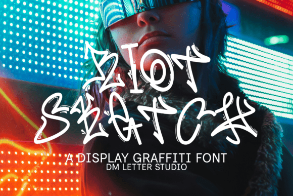 Riot Sketch: The Raw Display Font for High-Energy Campaigns