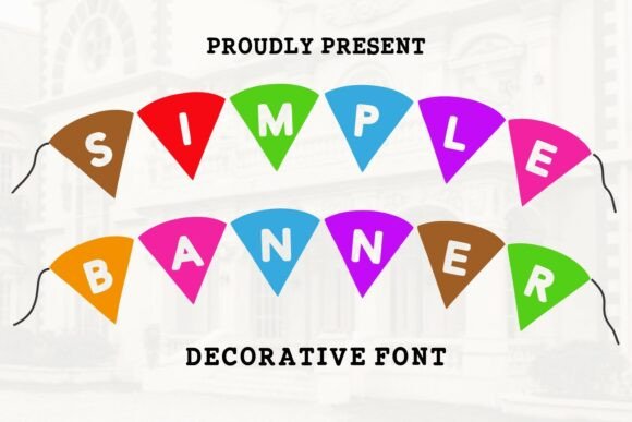 Simple Banner: A Playful Display Typeface for Digital Branding