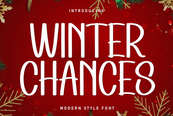 Winter Chances: A Modern Handwritten Display Font for Editorial Design