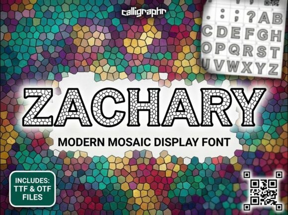 Zachary: A Modern Display Font for Editorial Masterpieces