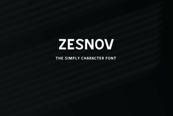 Zesnov: The Modern All-Caps Display Font for Architectural Branding